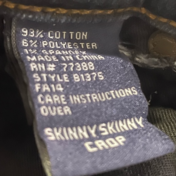 Madewell Dark wash Skinny Skinny Crop Size 26 Jeans - Picture 11 of 13